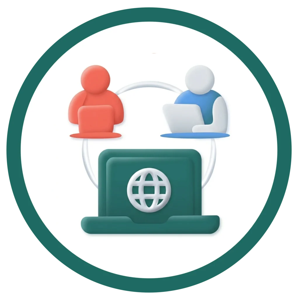 collaborative desktop publishing icon