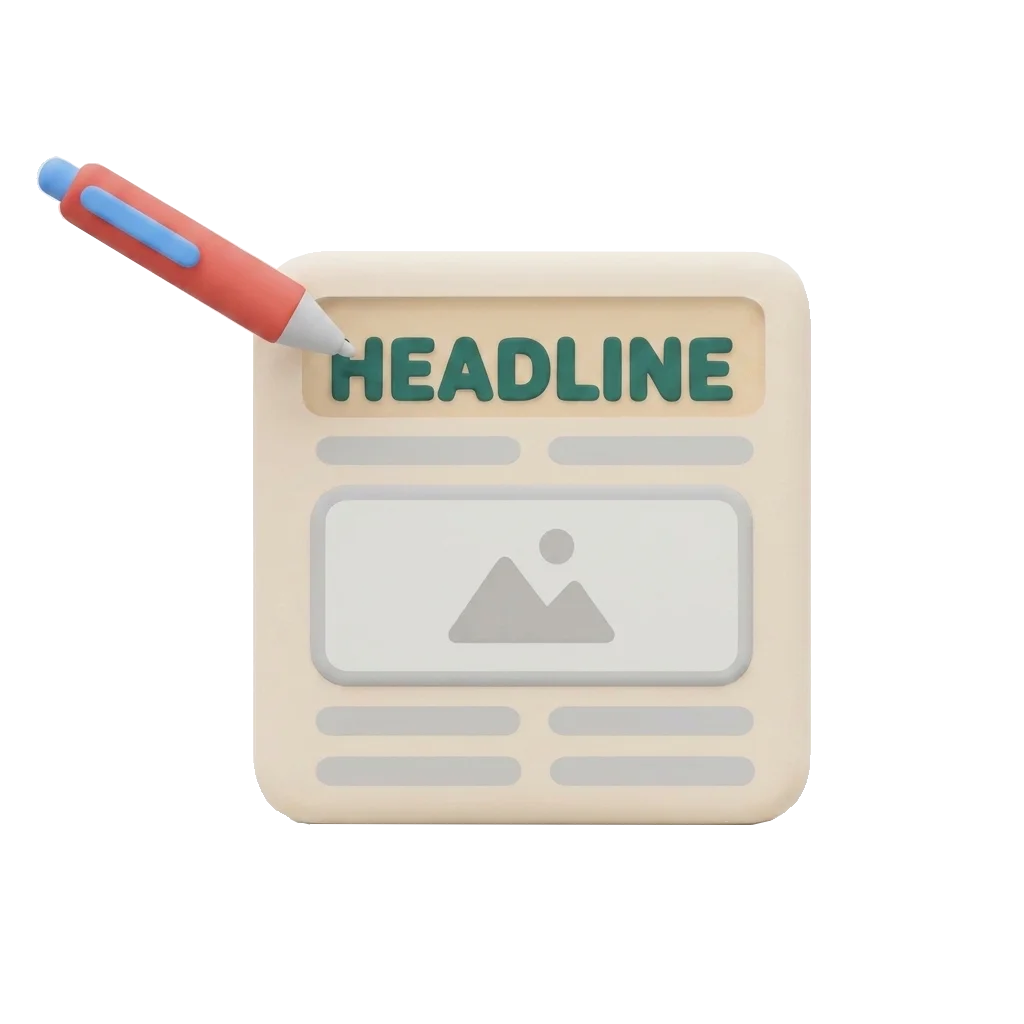 writing a news headline